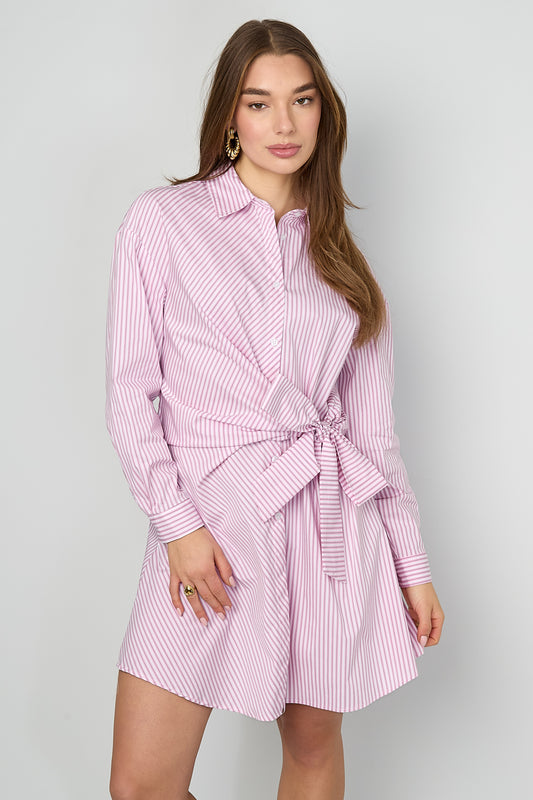 Knotted Blouse Dress