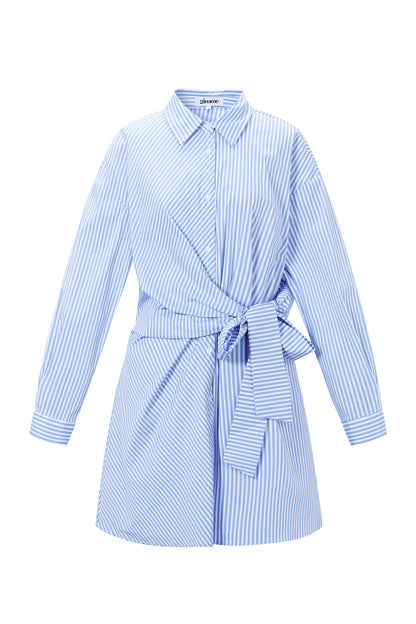 Knotted Blouse Dress