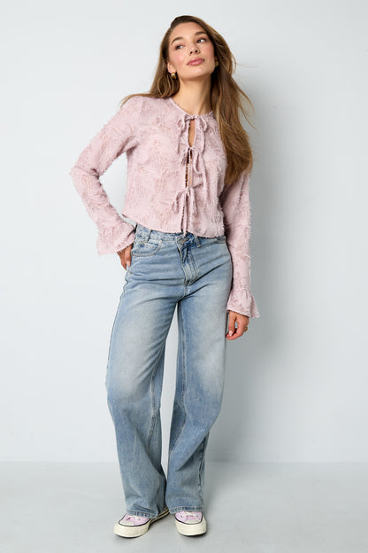 Woven Polyester Fiber Women's Long Sleeve Tops Elegant Solid Color Spring/Summer