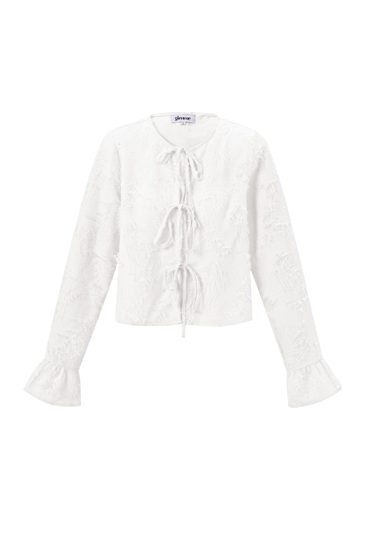 Woven Polyester Fiber Women's Long Sleeve Tops Elegant Solid Color Spring/Summer